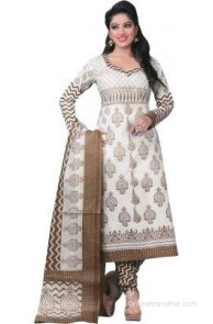 Shree Ganesh Cotton Printed Salwar Suit Dupatta Material(Un-stitched)